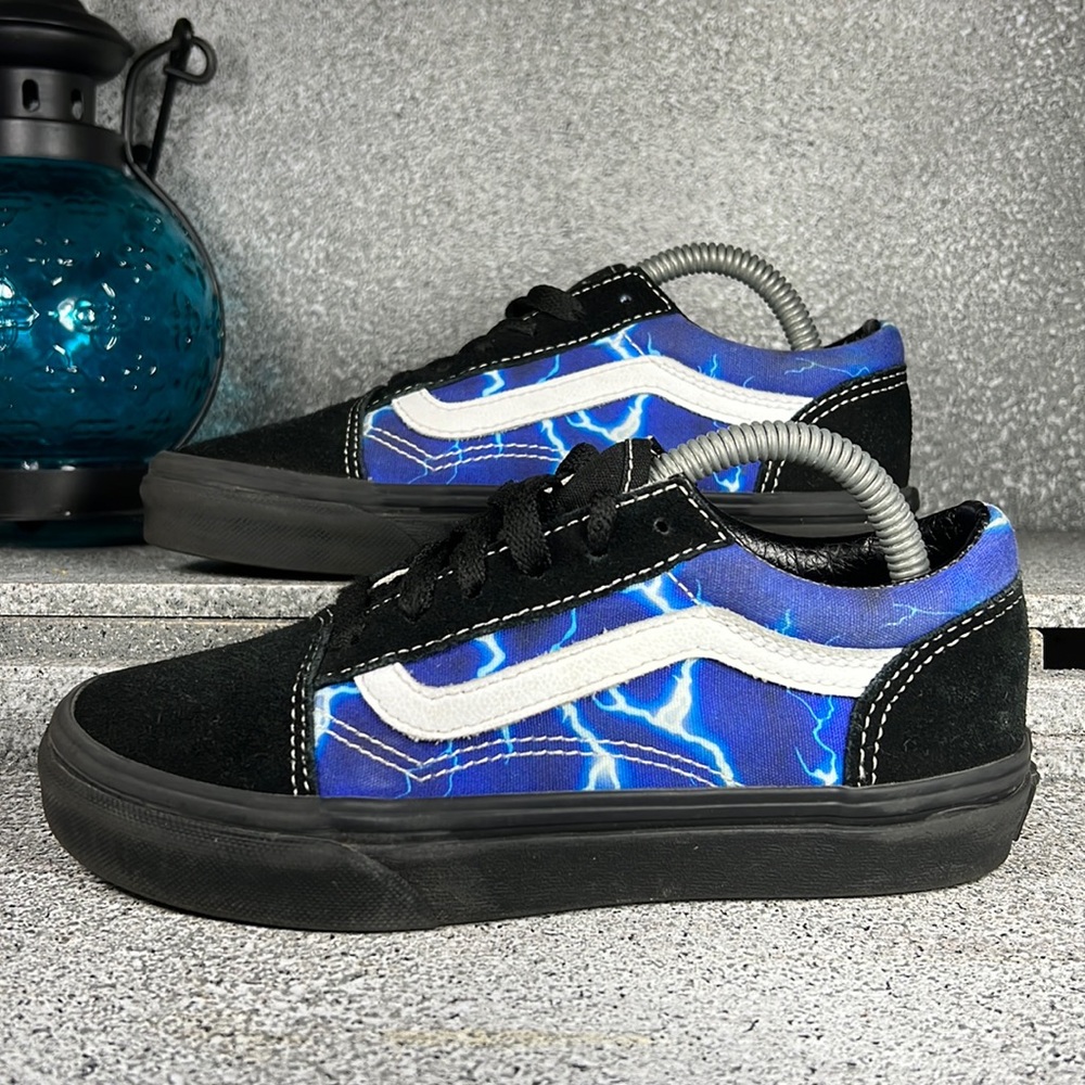 Vans Old Skool Lightning Suede Sneakers Shoes Youth Unisex Size 2